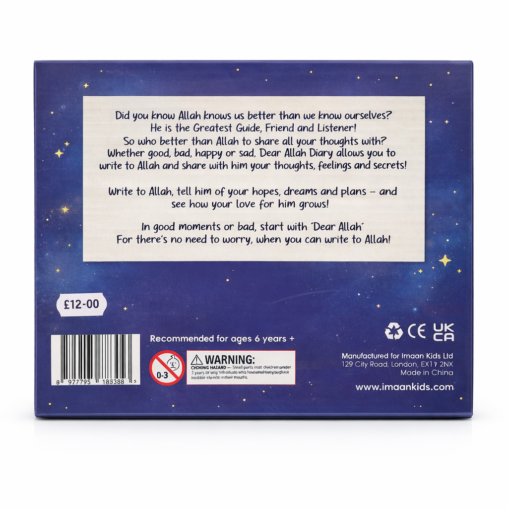 Dear Allah Secret Diary - Blue