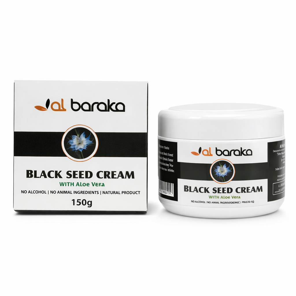 al baraka Black Seed Face Cream with Aloe Vera (150g)