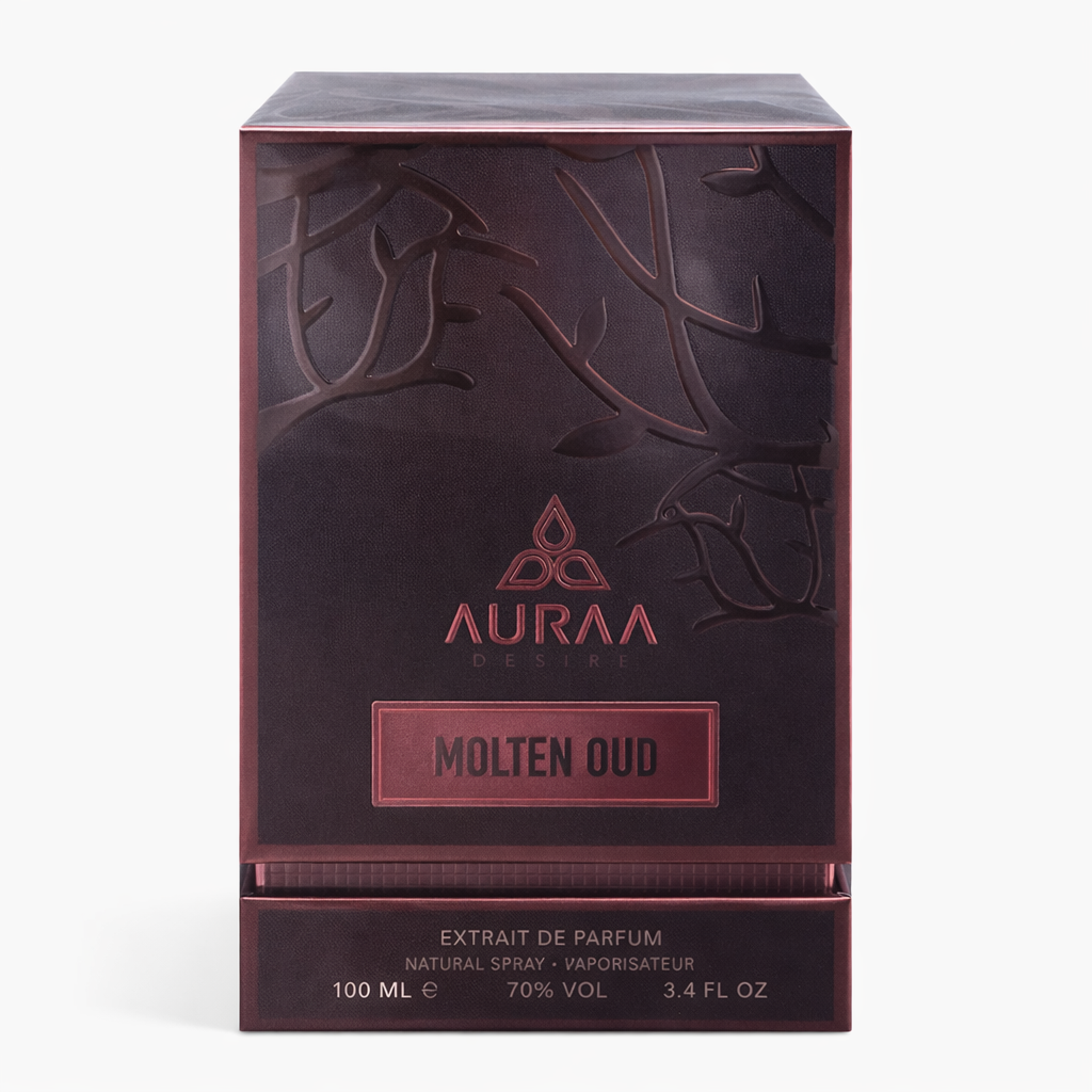 Molten Oud by Auraa Desire - Extrait de Parfum Unisex - 100 ml