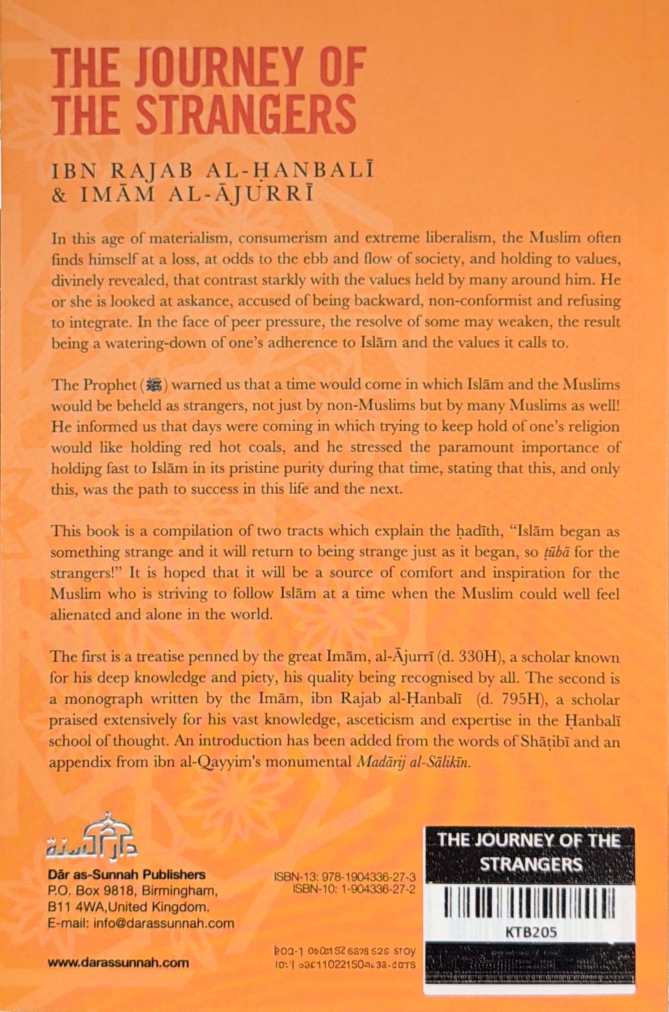 Dar As-Sunnah Classic Collection: The Journey Of The Strangers