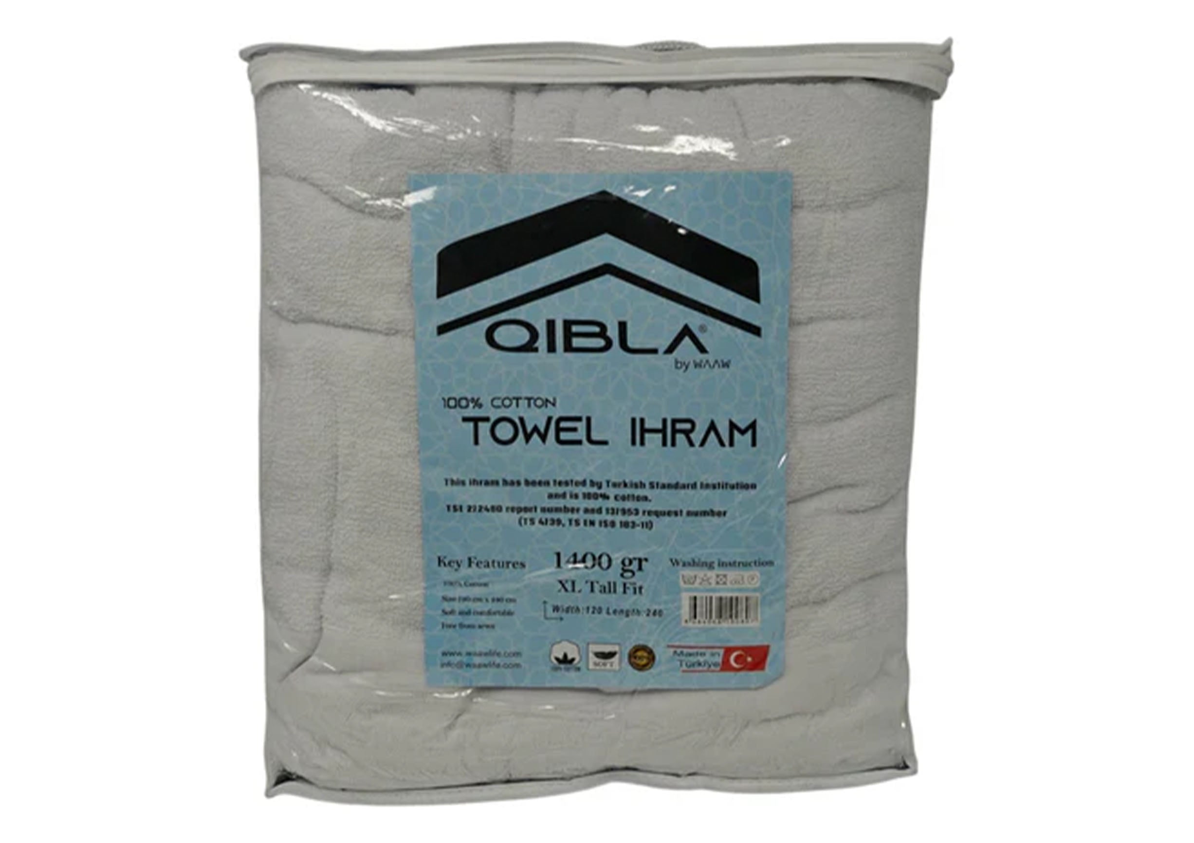 Towel Ihram for Adults (120cm x 240cm)(1400gm)