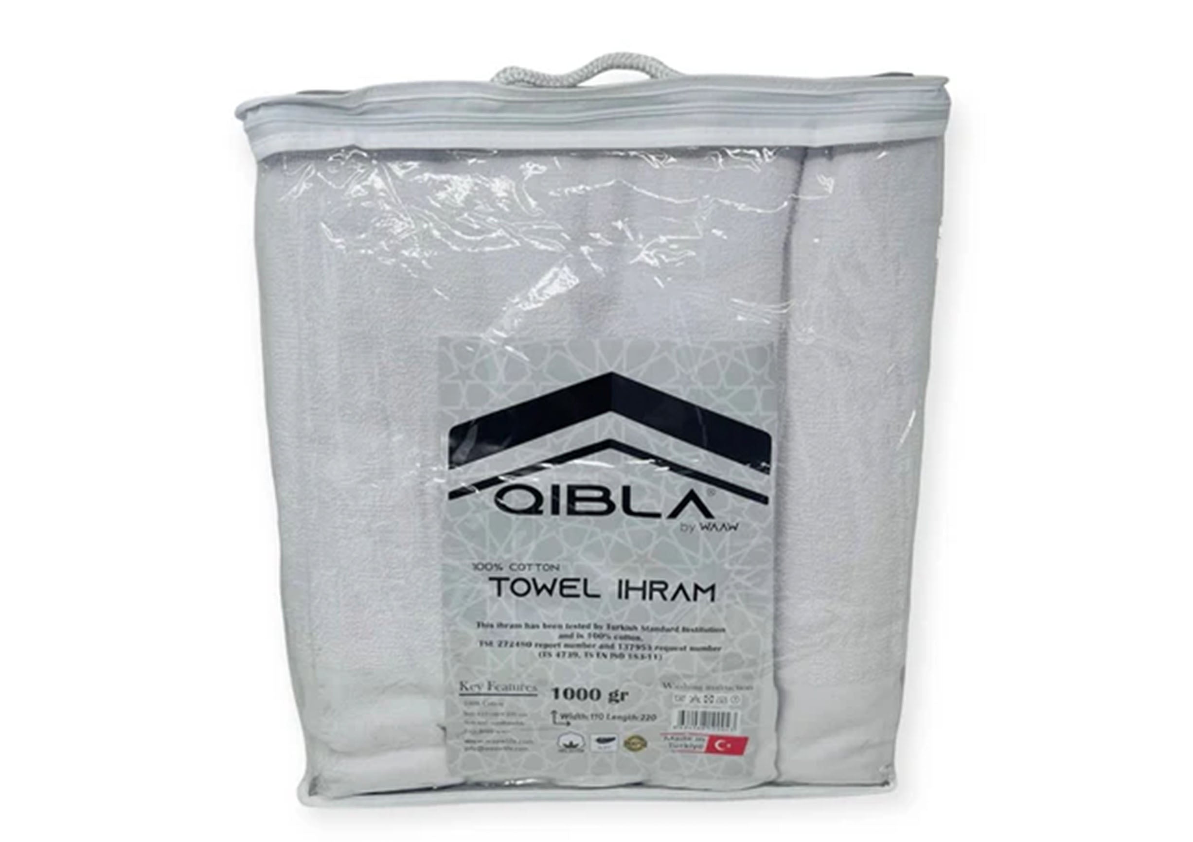 Towel Ihram for Adults (110cm X 220cm) (1000gm)