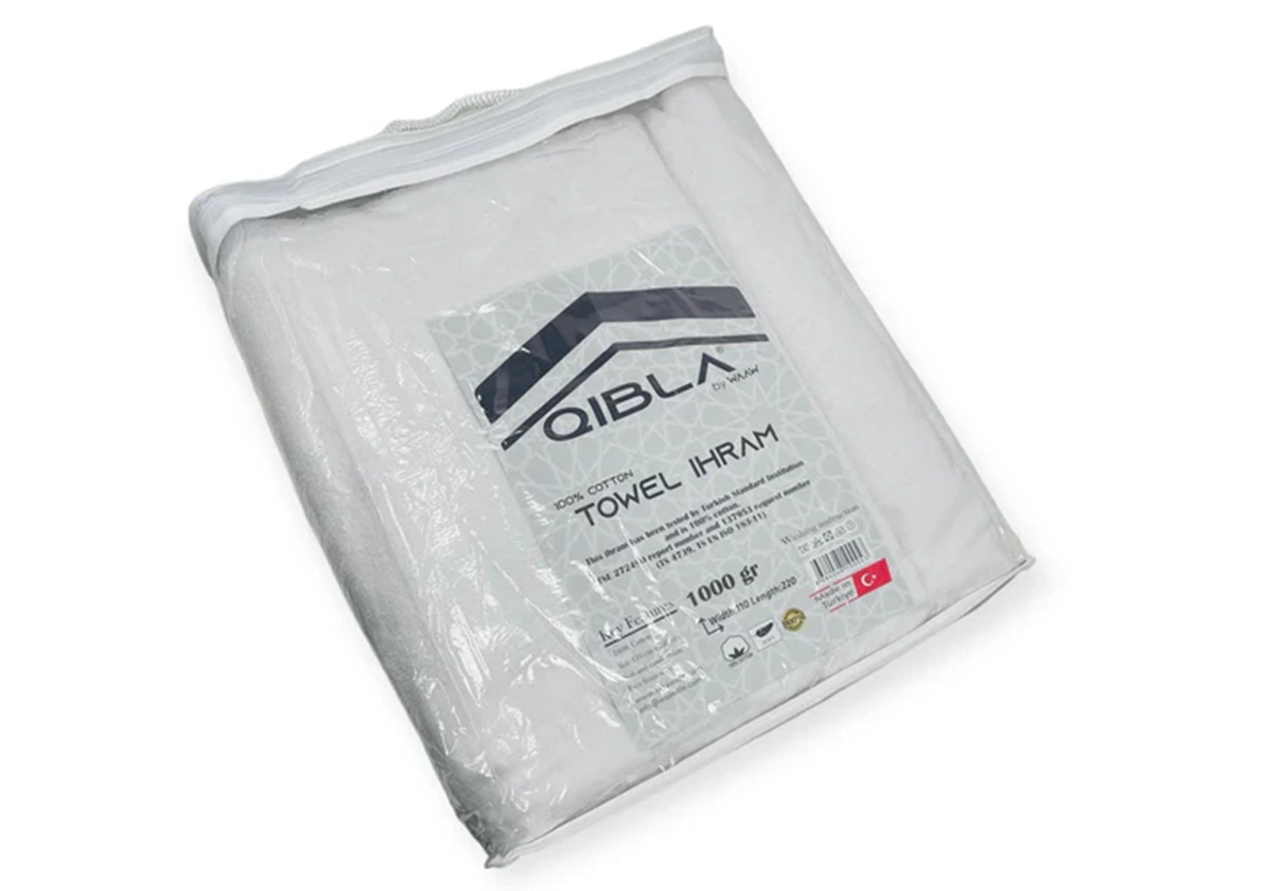 Towel Ihram for Adults (110cm X 220cm) (1000gm)